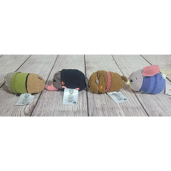 Disney Tsum Tsum Plush Zootopia Stuffed Animals Toys Lot of 4 3.5" - Picture 4 of 6